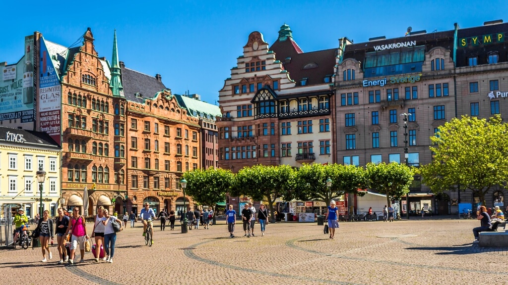 Tham quan Quảng trường Stortorget ở Malmo