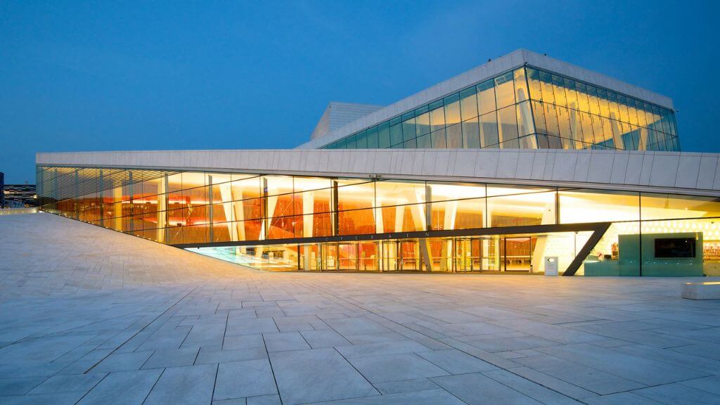 Nhà hát Opera Oslo nổi tiếng trên thế giới