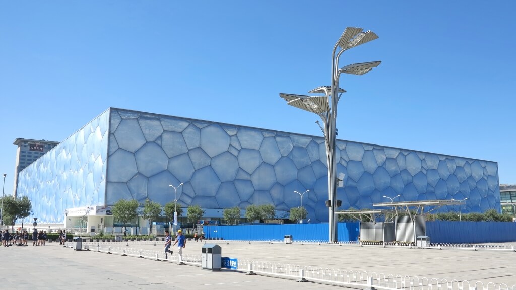 Sân Vận Động Thủy Lập Phương với thiết kế độc đáo