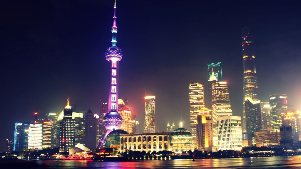 Vẻ đẹp của thành phố Bắc Kinh về đêm