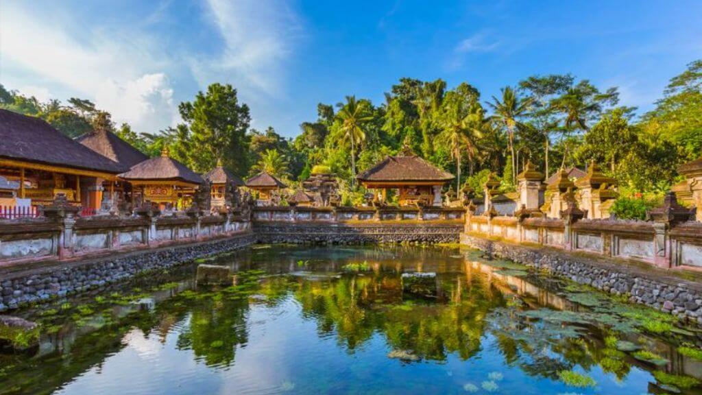 Không gian của Đền Tirta Empul