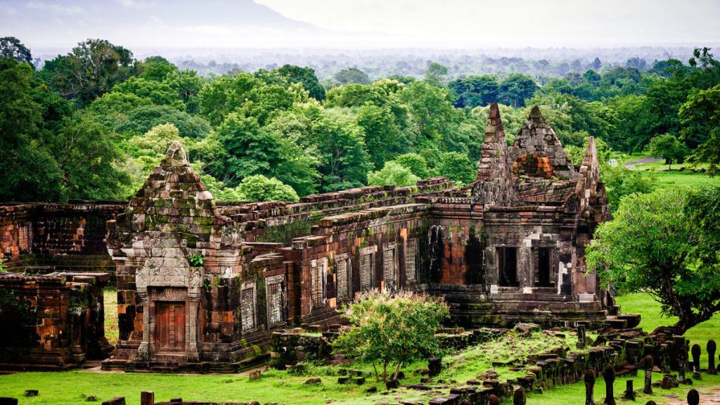 Quang cảnh di sản Wat Phou