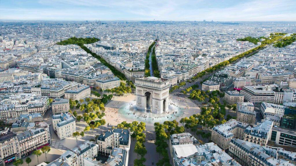 Đi dọc trên con đường huyền thoại  về thời trang tại Đại lộ Champs Élysées