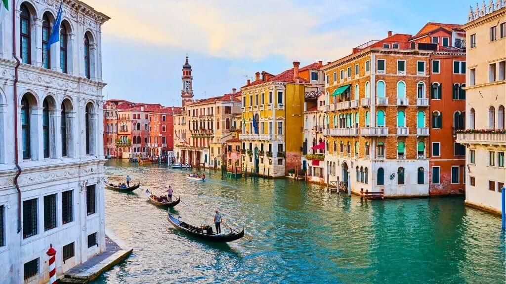 Phong cảnh lãng mạn tại Venice