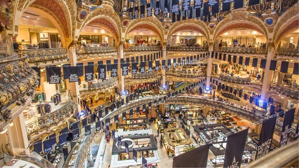 Khu trung tâm thương mại lớn nhất Châu Âu - Galeries Lafayette Haussmann