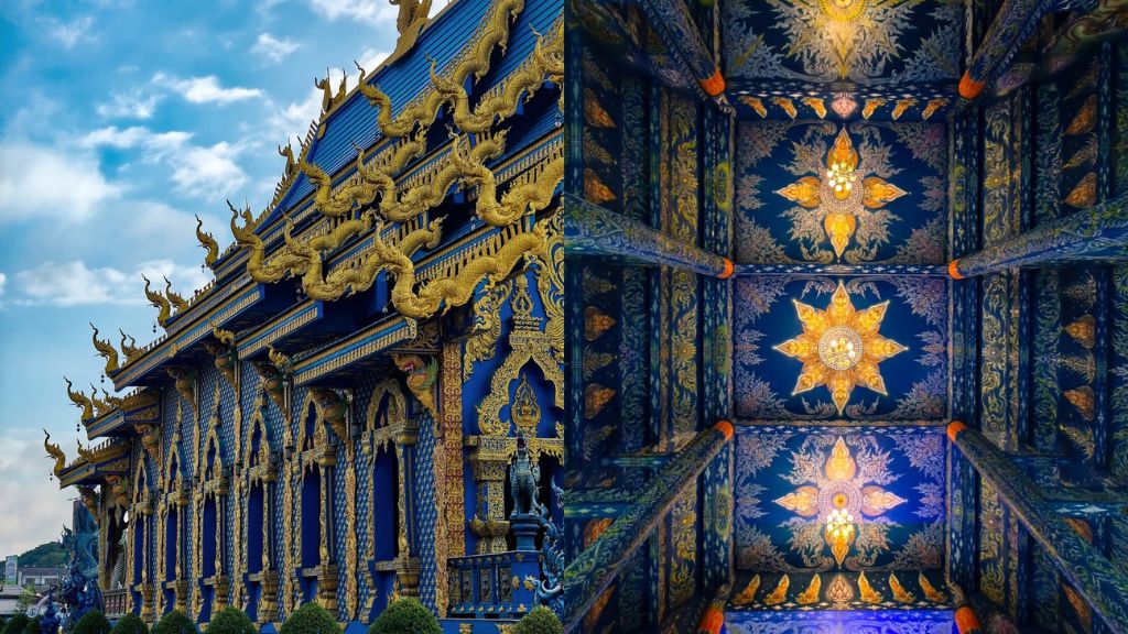 Kiến trúc ấn tượng của Chùa Xanh Chiang Mai (@yourworldmylens)