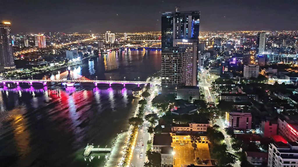 Thành phố Đà Nẵng về đêm