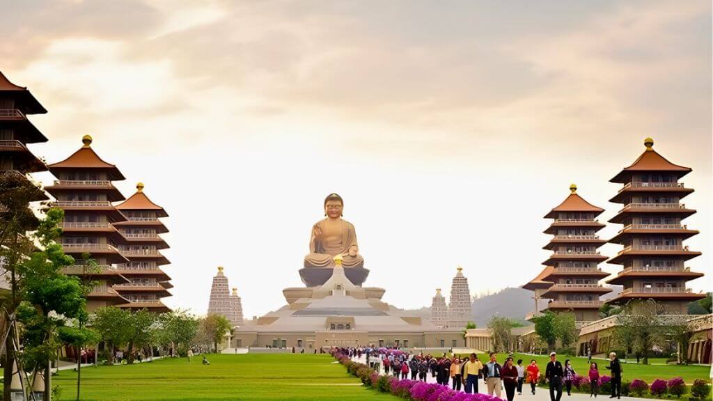 Ghé thăm Phật Quang Sơn Tự   ngôi chùa nổi tiếng tại Cao Hùng