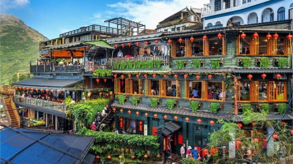 Không gian cổ kính tại Phố cổ Thập Phần