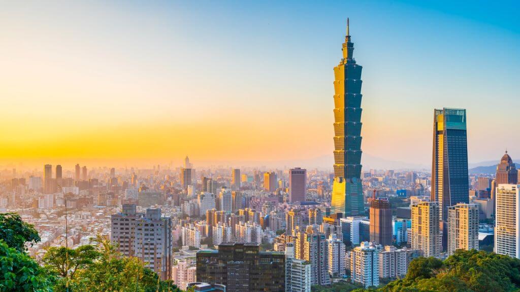 Chiều cao ấn tượng của tháp Taipei 101