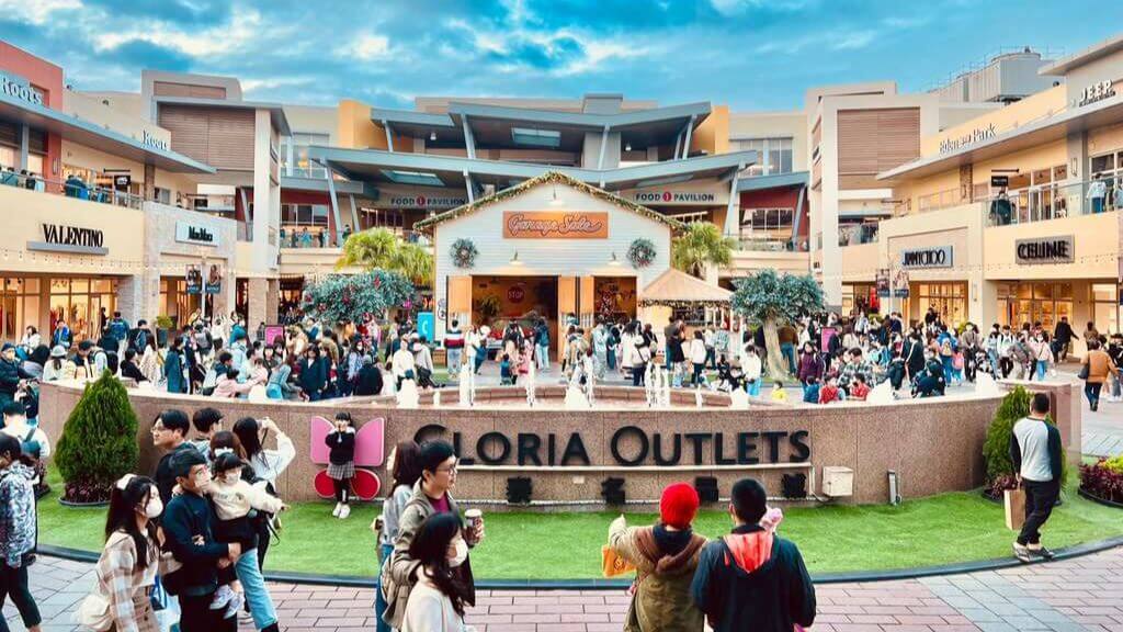 Trung tâm thương mại Gloria Outlet - một trong những trung tâm Outlet có quy mô lớn tại Đài Loan
