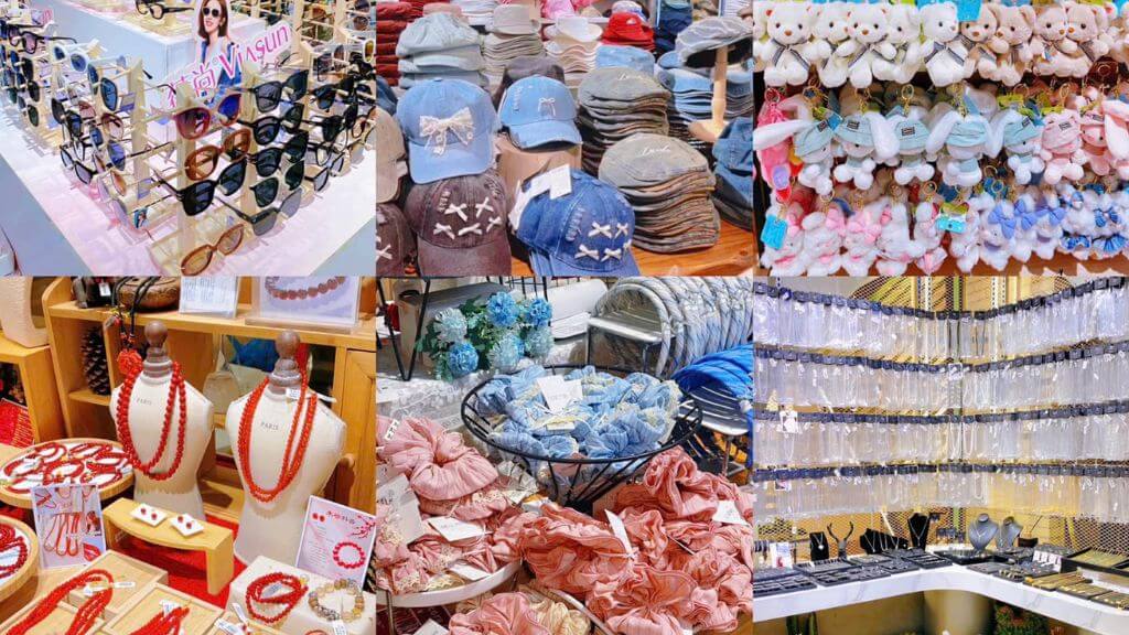 Một số mặt hàng tại chợ Sỉ Ốc Côn Minh