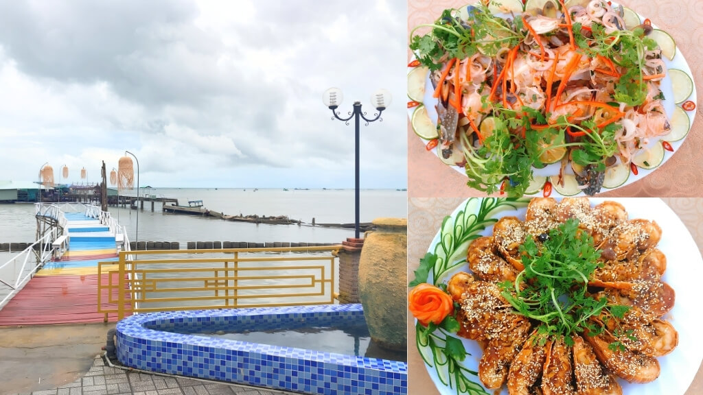 Thưởng thức những món ăn tươi ngon ngay tại biển