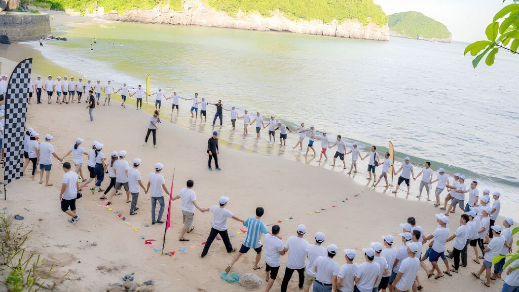 Chương trình teambuilding trên bãi biển