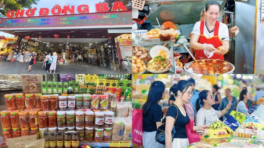 Không khí giao thương nhộn nhịp tại chợ Đông Ba