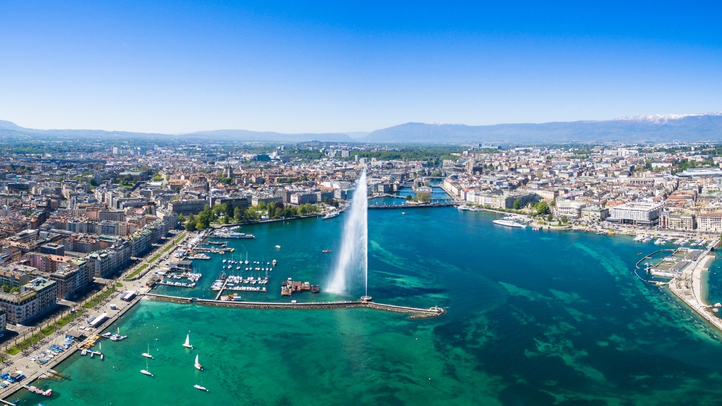 Jet d’Eau biểu tượng của Geneva