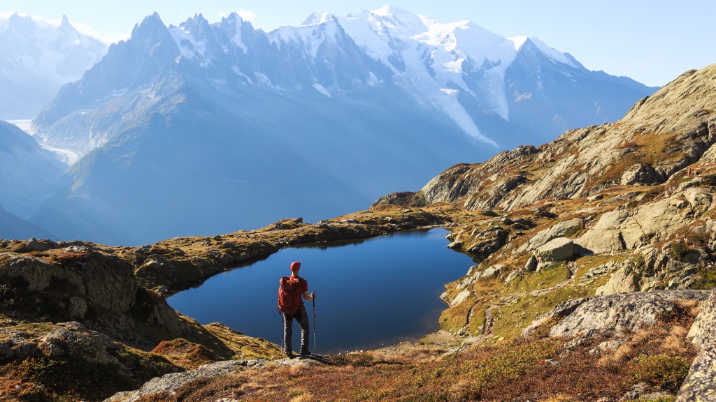 Mont Blanc ngọn núi cao nhất ở Tây Âu