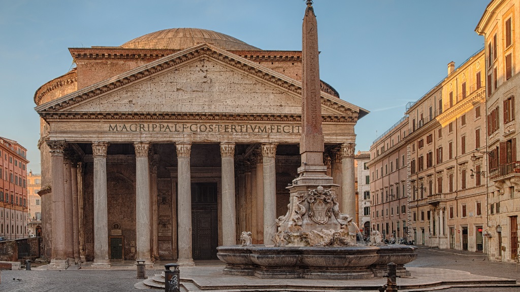 Pantheon Ngôi đền các vị thần địa điểm thu hút khách du lịch