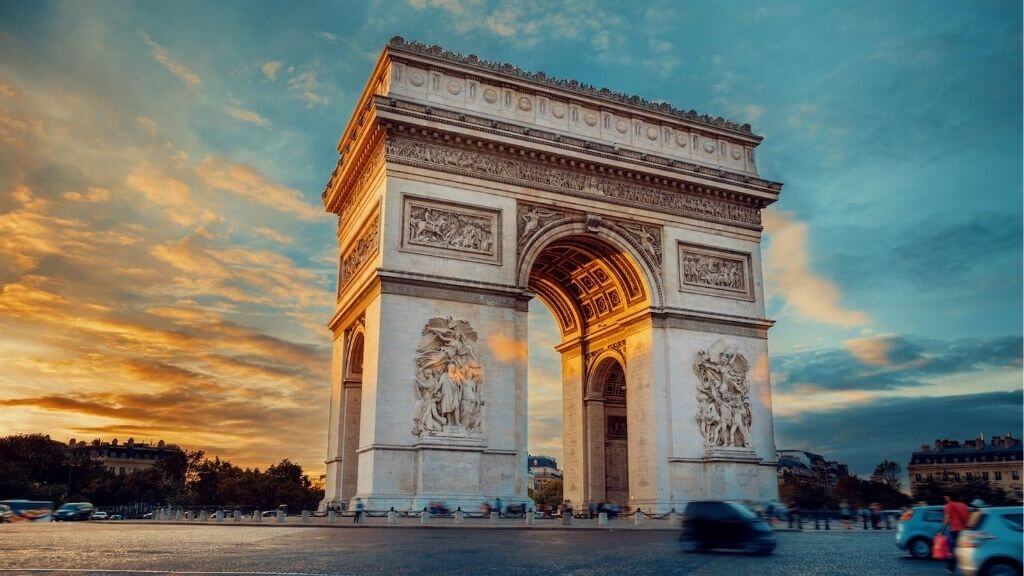 Khải Hoàn Môn Arc De Triomphe - biểu tượng văn hoá của nước Pháp