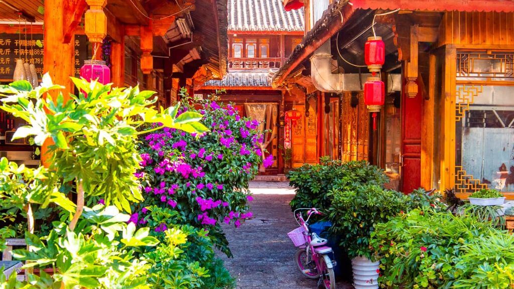 Không gian cổ xưa ở thành cổ Lệ Giang