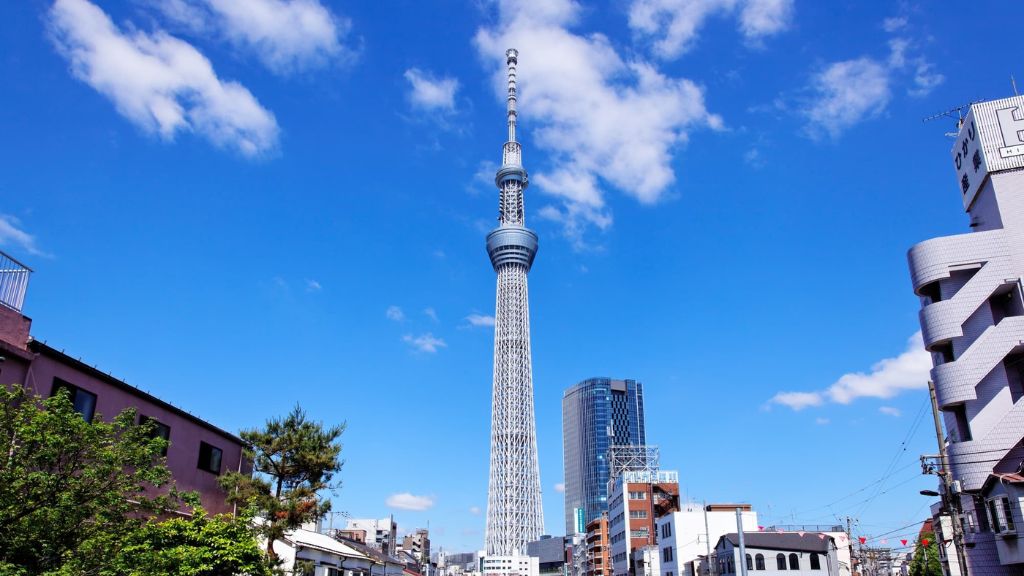 Tháp Tokyo Skytree với chiều cao ấn tượng