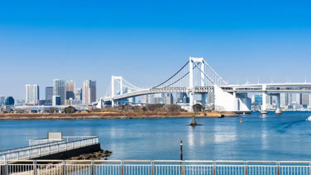 Không gian tại vịnh Odaiba