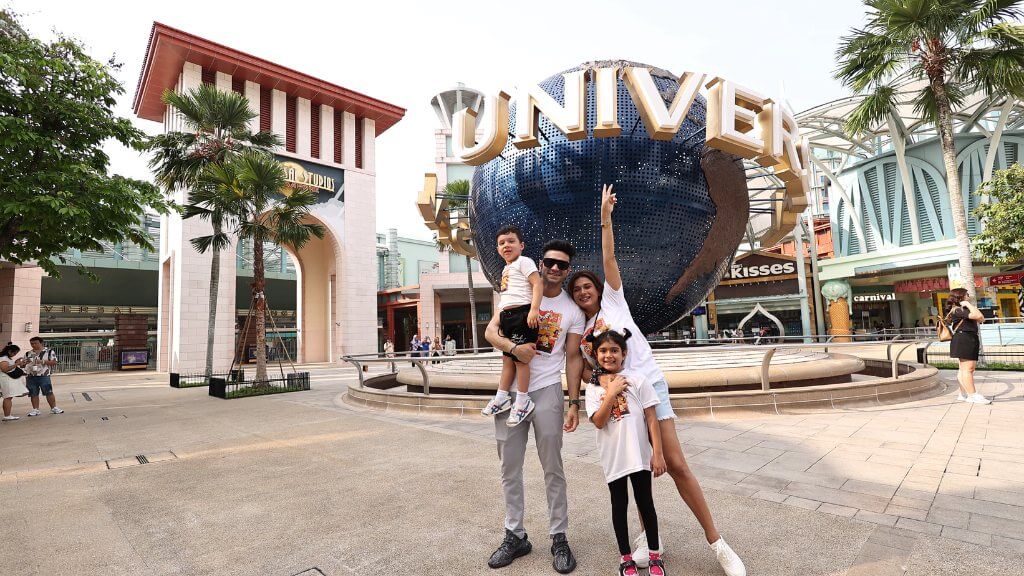 Chụp ảnh tại Universal Studios Singapore