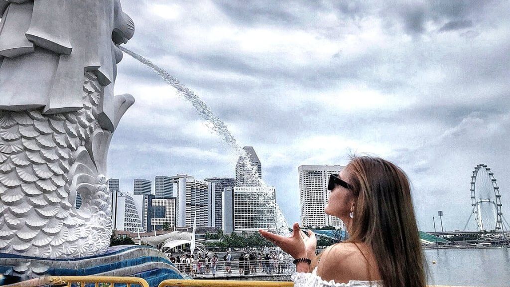 Merlion Park biểu tượng của Singapore