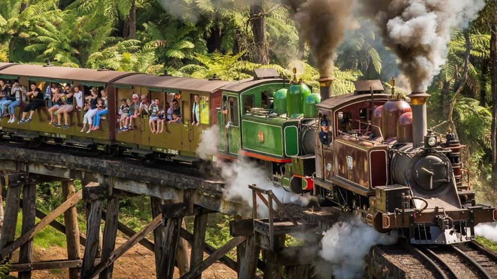 Trải Nghiệm Tàu Lửa Hơi Nước (Puffing Billy Steam Train)