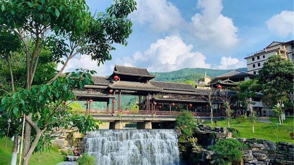 Một góc bình dị và thơ mộng trong cổ trấn Bình Biên