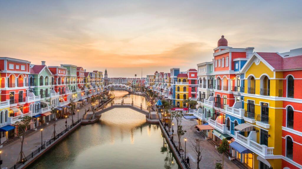 Grand World Phú Quốc chiều hoàng hôn