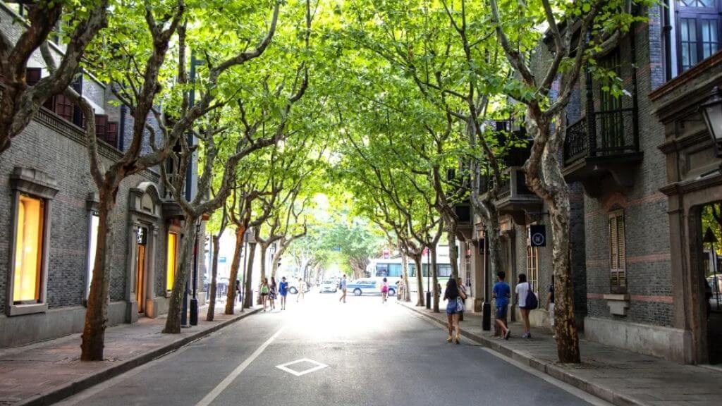 Tân Thiên Địa   Khu phố giao thoa Đông Tây