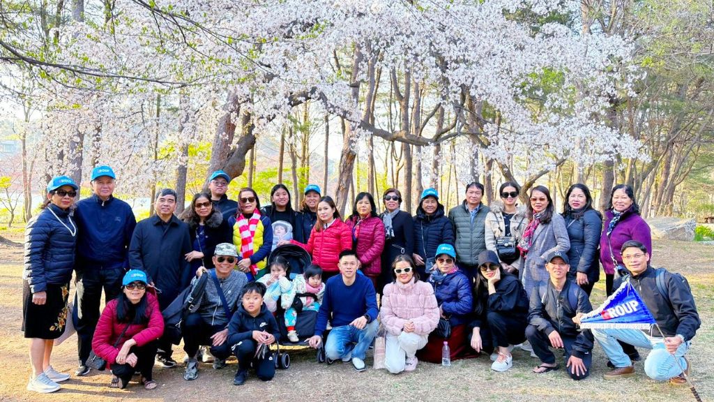 Đoàn khách BestPrice tham gia tour Hàn Quốc mùa hoa anh đào