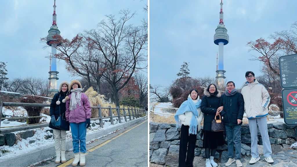 Đoàn BestPrice ghé thăm tháp truyền hình Namsan