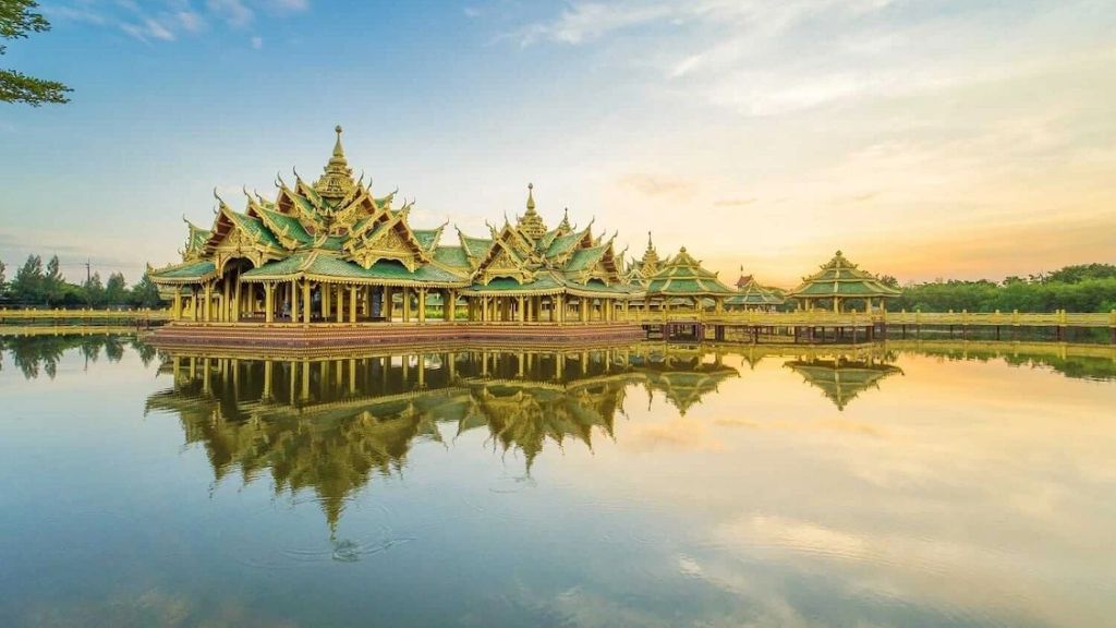 Kiến trúc cực đẹp tại thành cổ Muang Boran