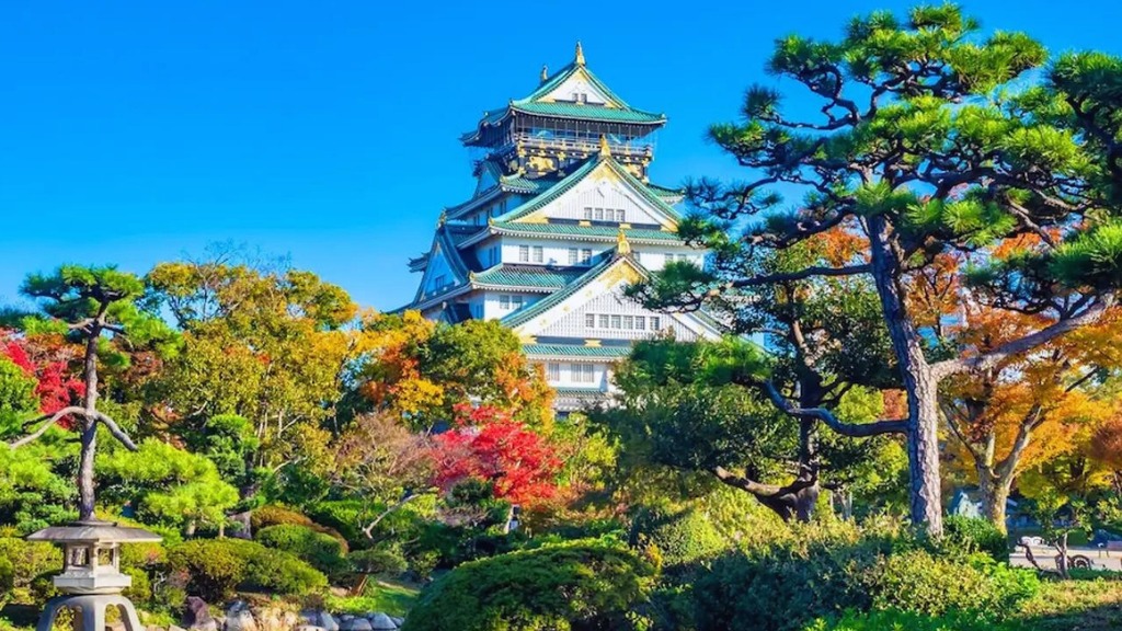 Vẻ đẹp của lâu đài Osaka
