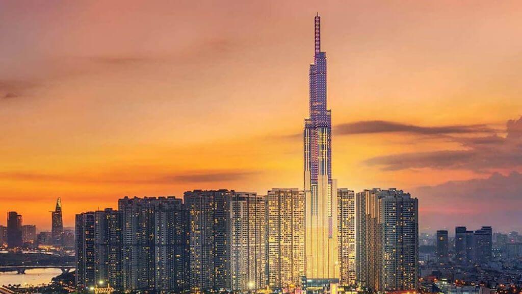 Đoàn ngắm nhìn Landmark 81