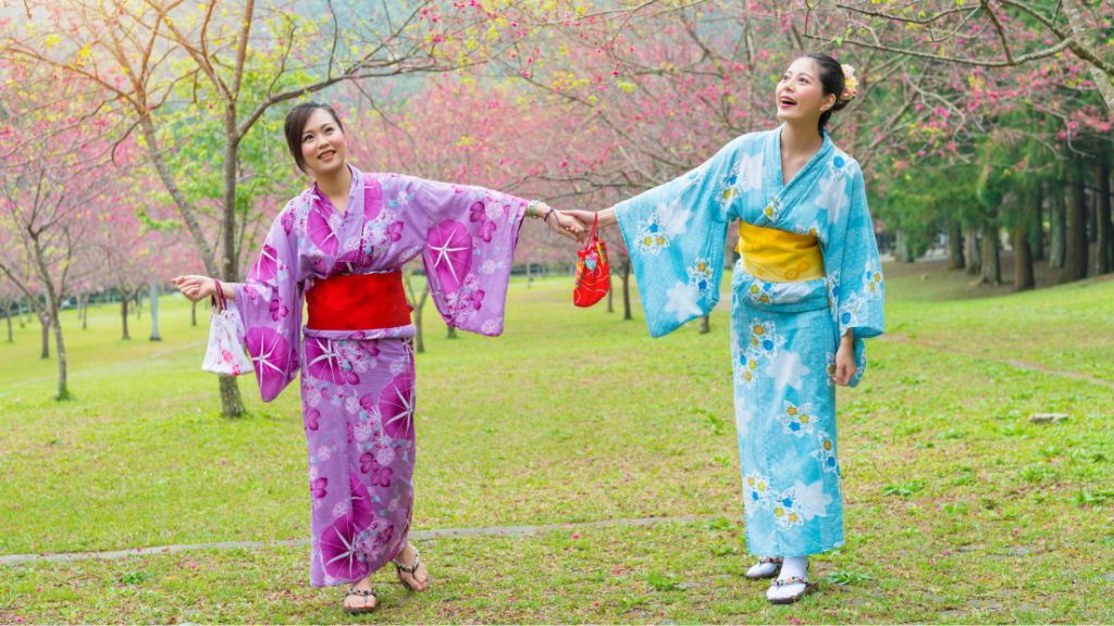 Check in Kimono trang phục truyền thống Nhật Bản