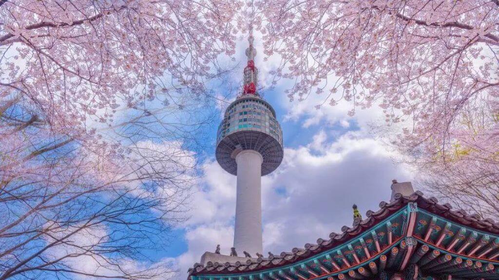 Tháp Namsan mùa đông