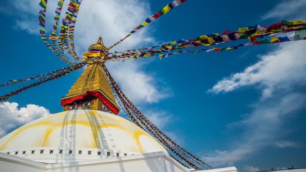Trung tâm Phật giáo Tây Tạng   Bảo tháp Boudhanath