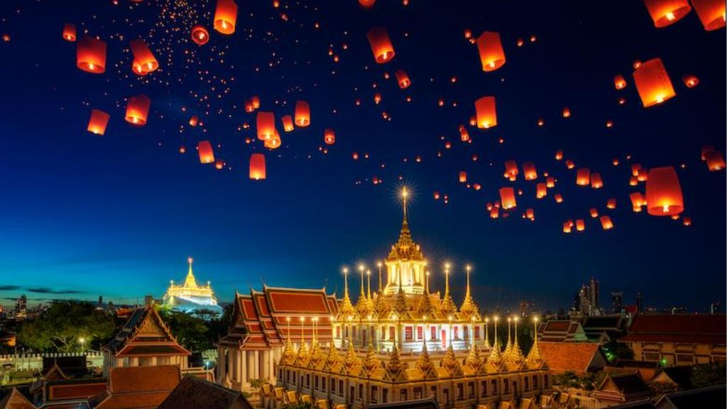 Du lich Thái Lan: Lễ hội đèn trời Chiang Mai - Chiang Rai