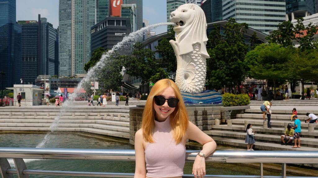 Merlion Park – công viên nổi tiếng với biểu tượng sư tử biển của Singapore