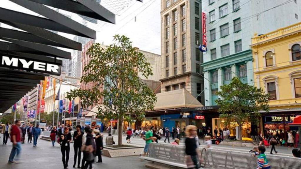 Khu mua sắm ở Melbourne