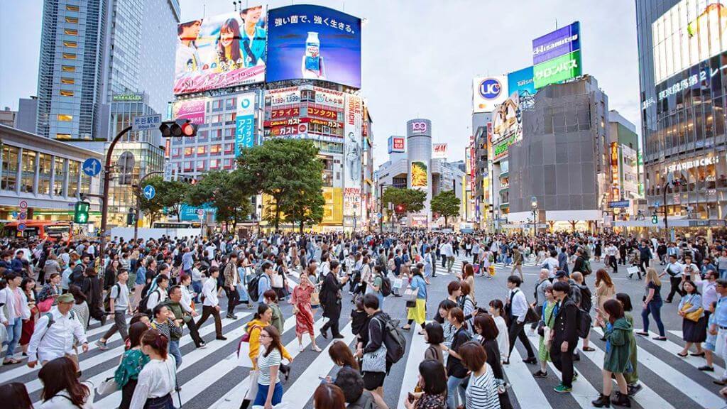 Giao lộ Shibuya nổi tiếng tại Nhật Bản