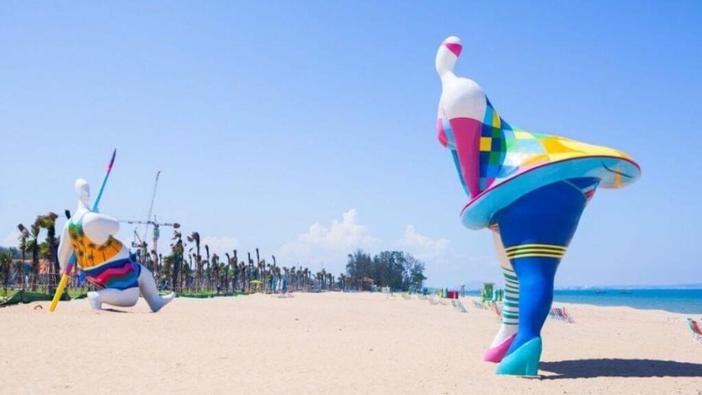 Bikini Beach Novaland có nhiều góc check - in sống động