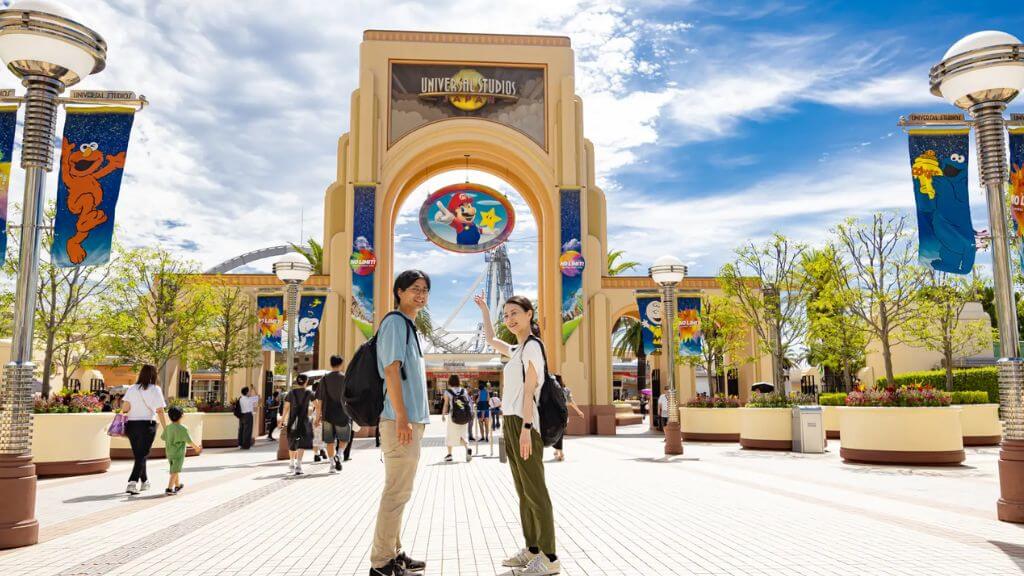 Du khách vui chơi tại Universal Studios Japan