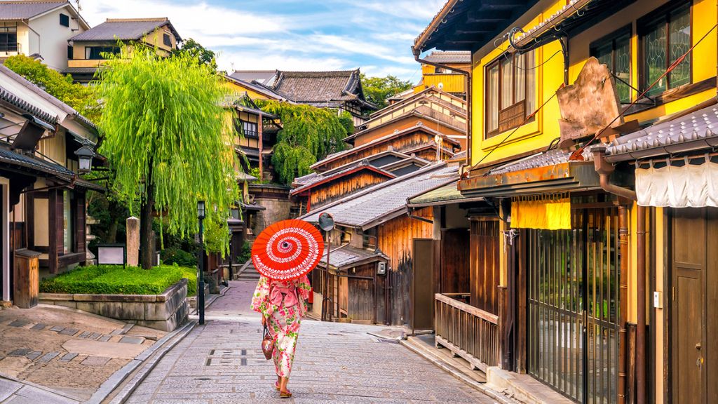 Phố cổ Gion tại cố đô Kyoto