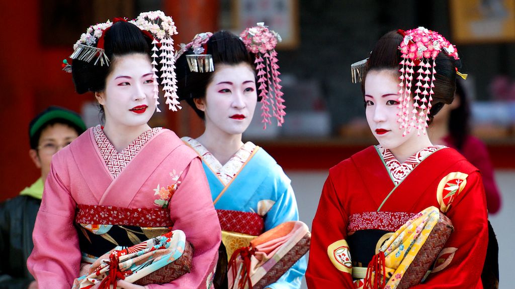 Phong cách trang điểm đặc biệt của Geisha