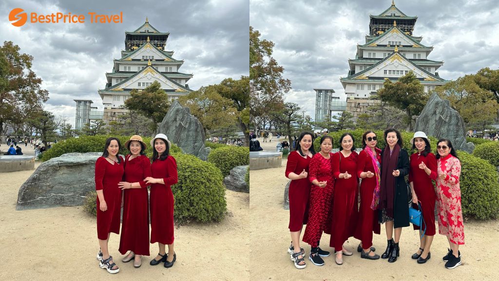 Đặt tour du lịch Nhật Bản tham quan lâu đài Osaka