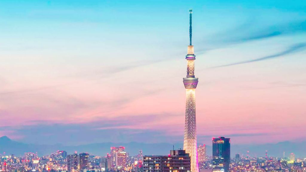 Tháp Tokyo Skytree với chiều cao ấn tượng